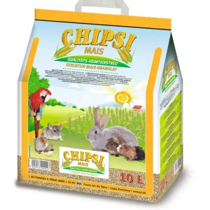 Sparpaket 2 x 10 l Chipsi Mais Granulat Nager Einstreu Geprüft